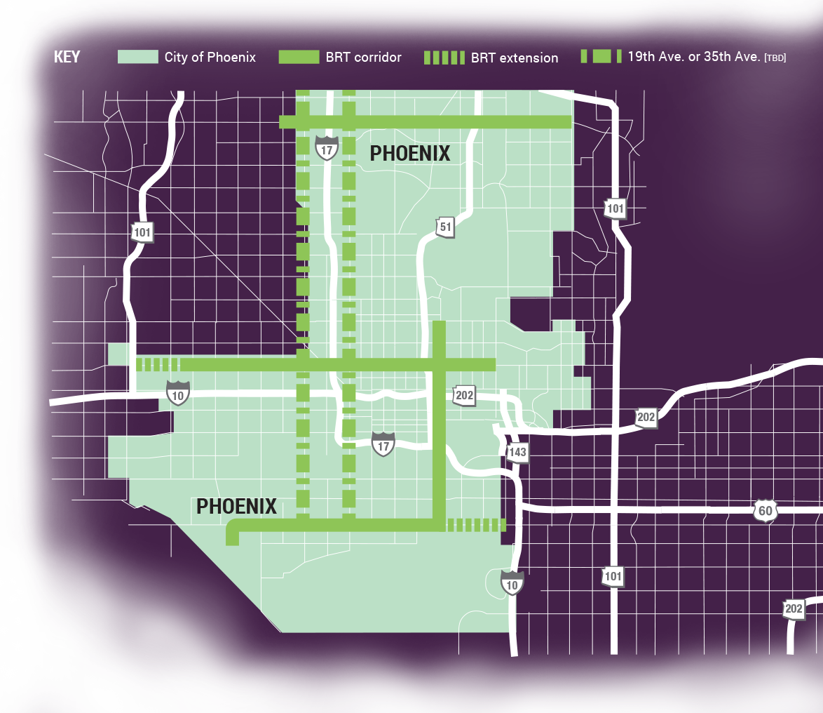 Bus Rapid Transit Map